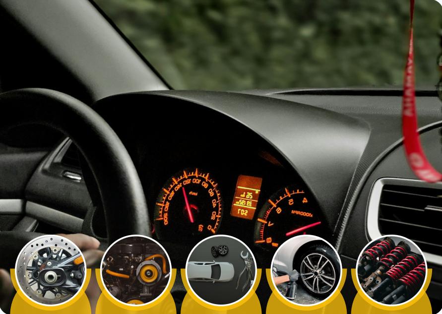 Brakes, steering and suspension service — auto repair for brake pads, rotors and suspension components