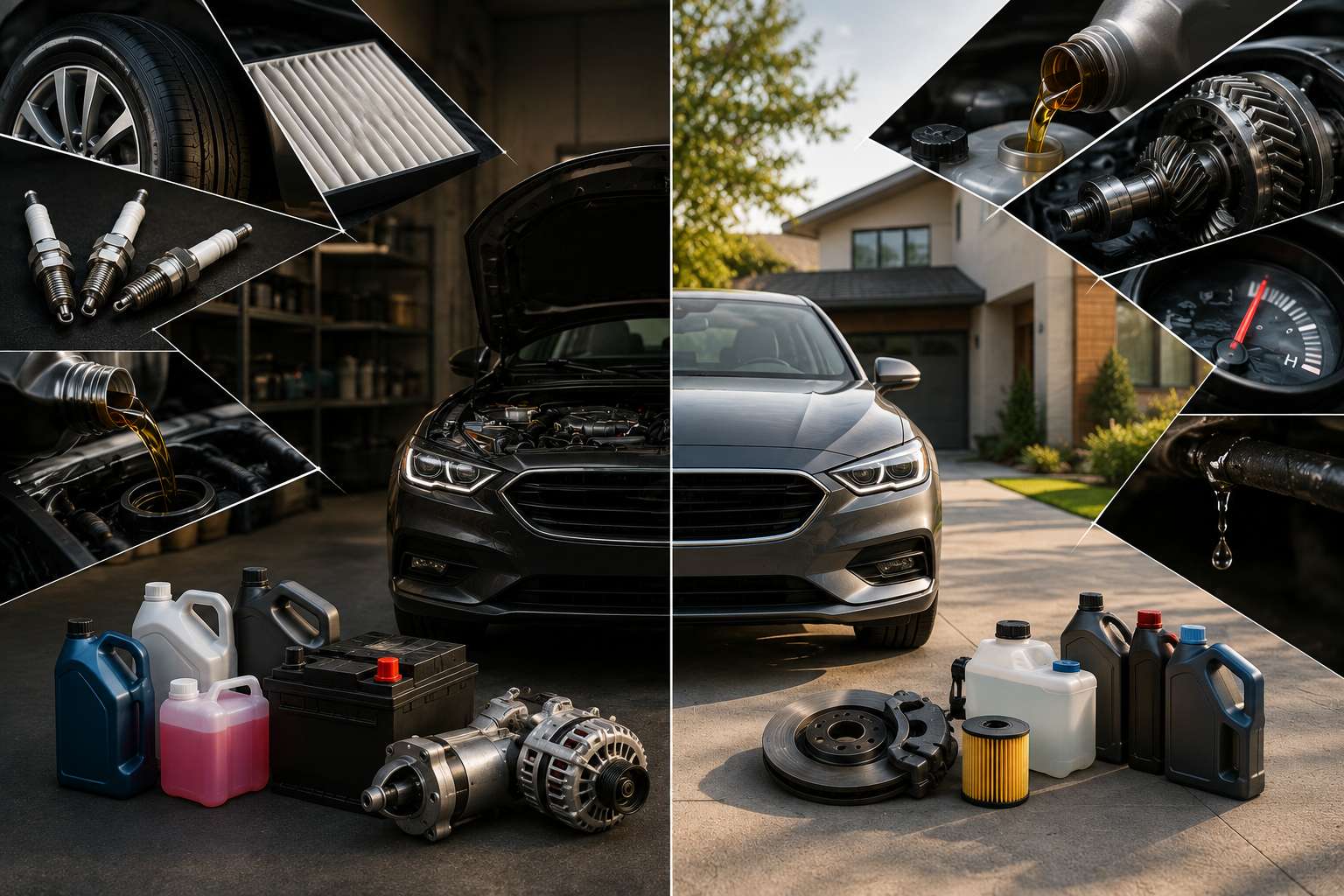 Busy professional having car serviced at office parking lot — auto repair and maintenance in Northern Virginia