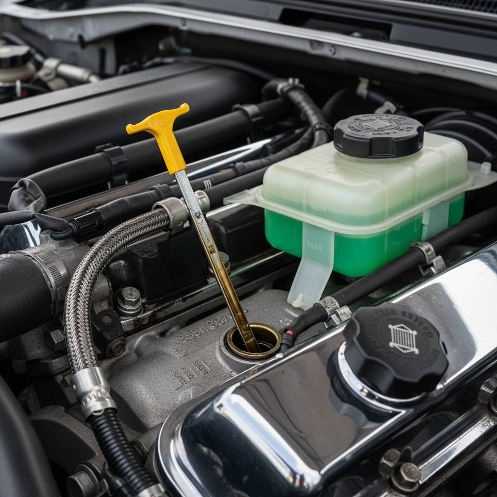 Auto repair technician — mechanic working on vehicle suspension or brake components